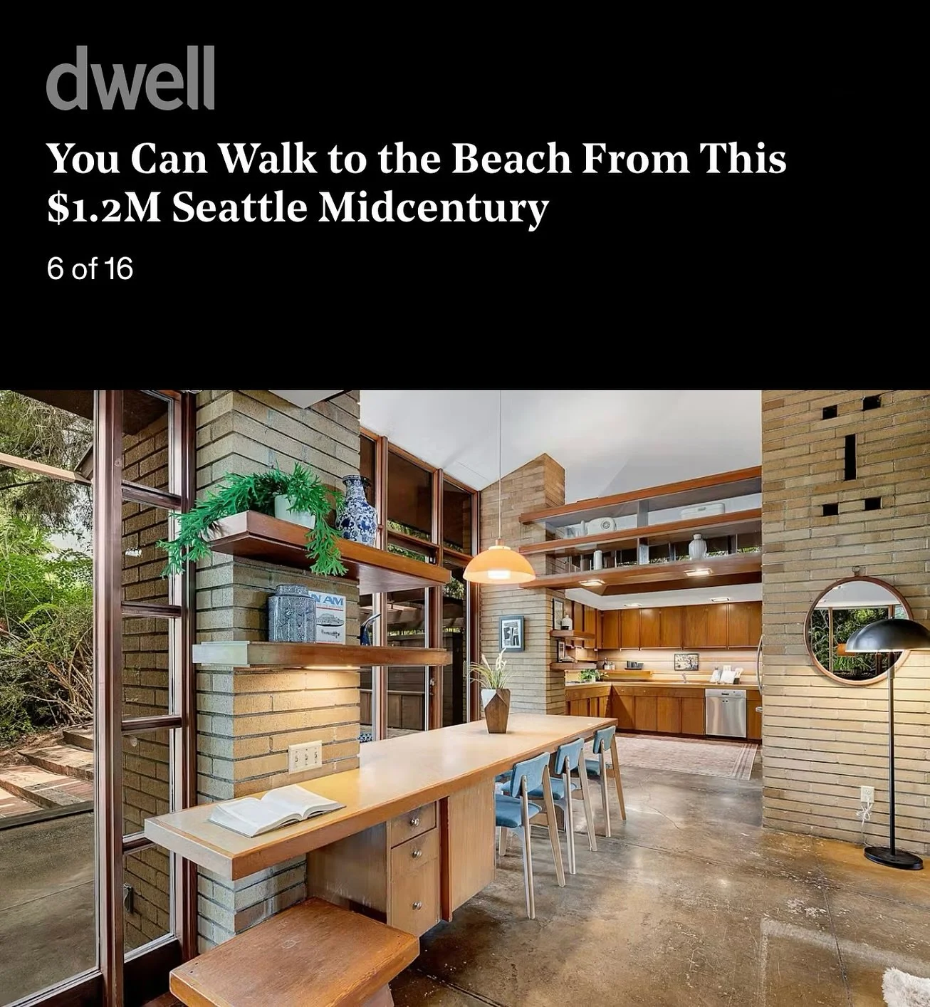 In case you missed it &mdash; this remarkable Mid-Century home has been garnering attention, including a recent feature in Dwell Magazine. We&rsquo;re proud that the staging, thoughtfully curated by Von Rocko Home, played a part in showcasing its tim