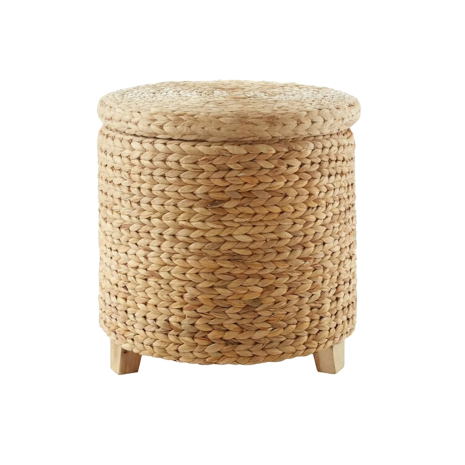 Woven Storage Ottoman