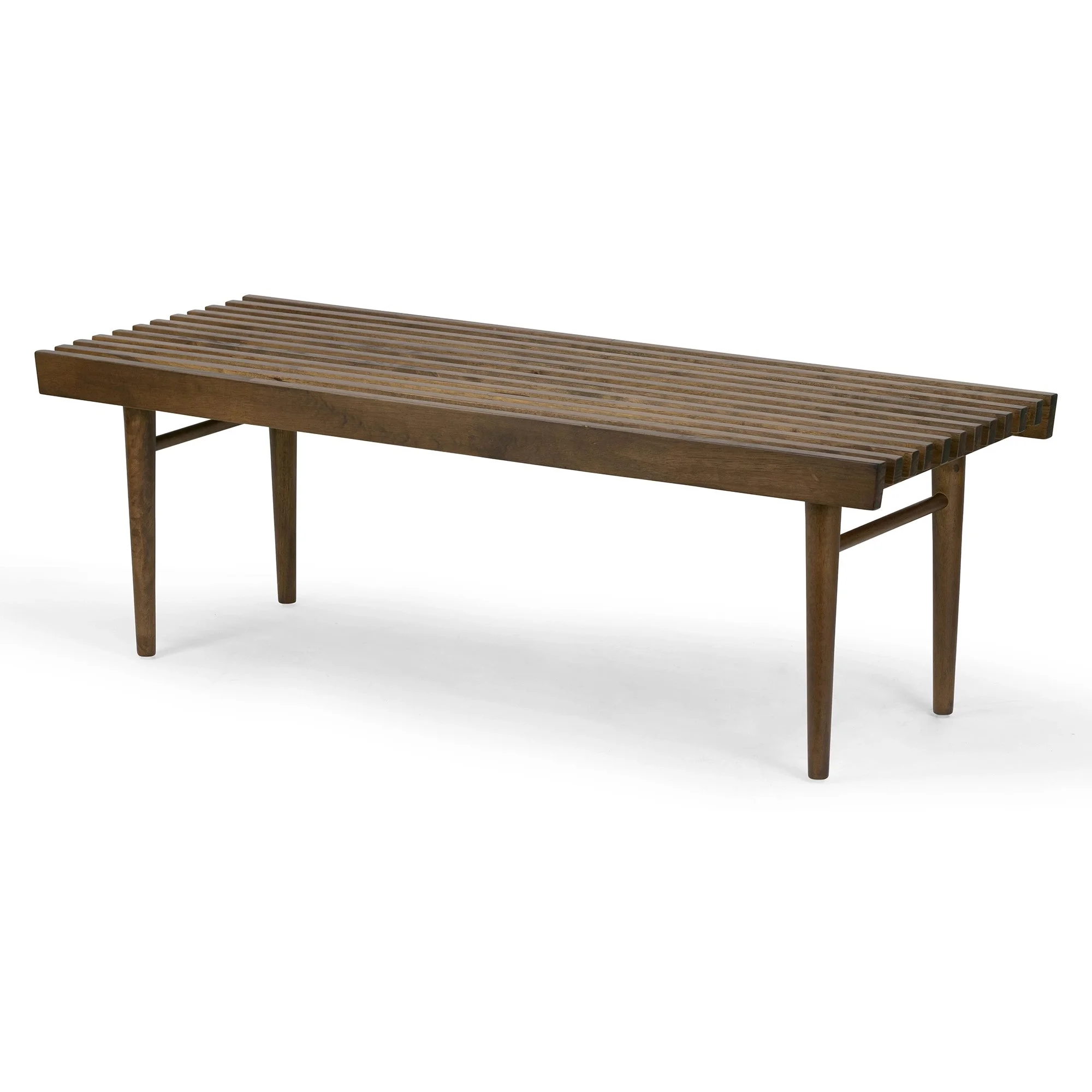 MCM Slatted Bench