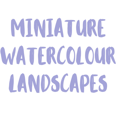 Miniature Watercolour Landscapes