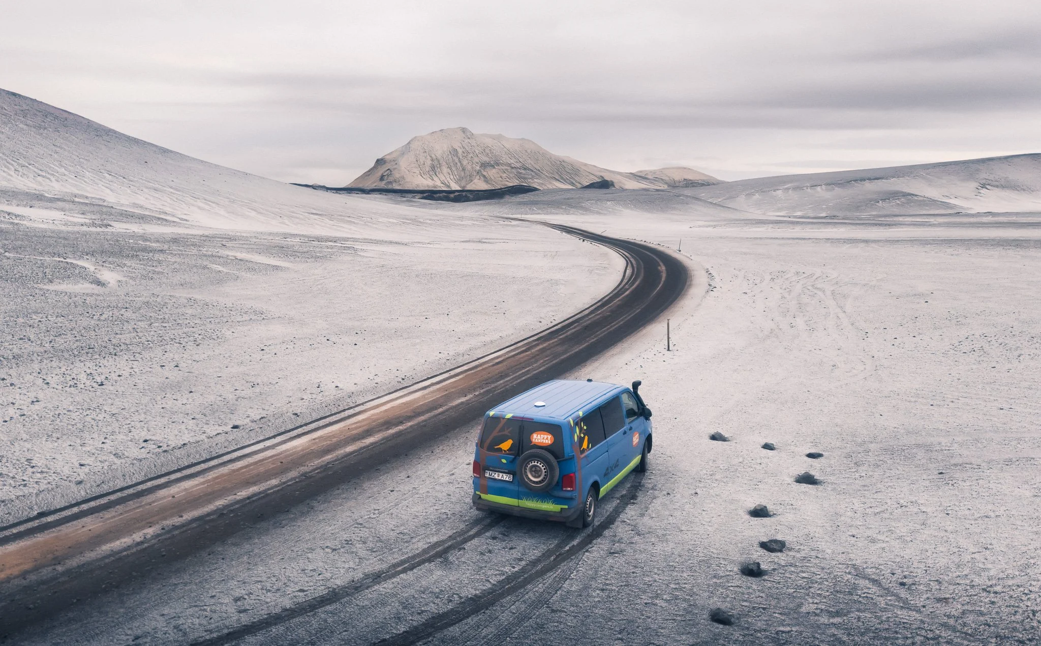 Highland trip was possible by collaboration with Happy Campers Iceland