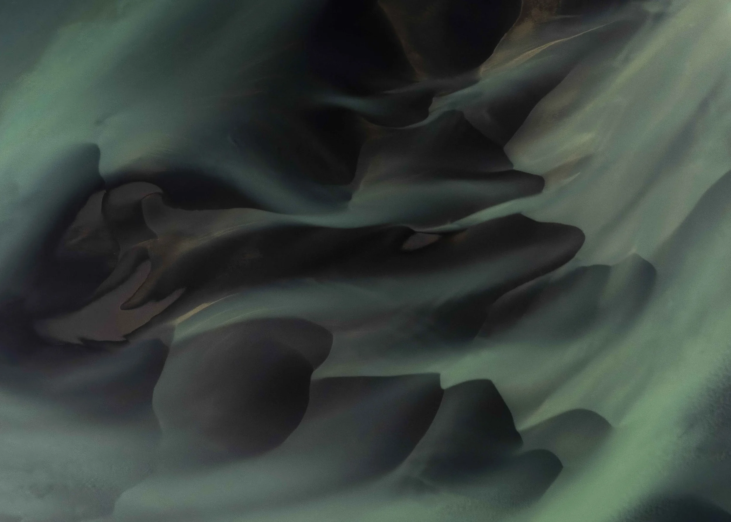 Poster: Soundscapes Rivers - Green Nebula