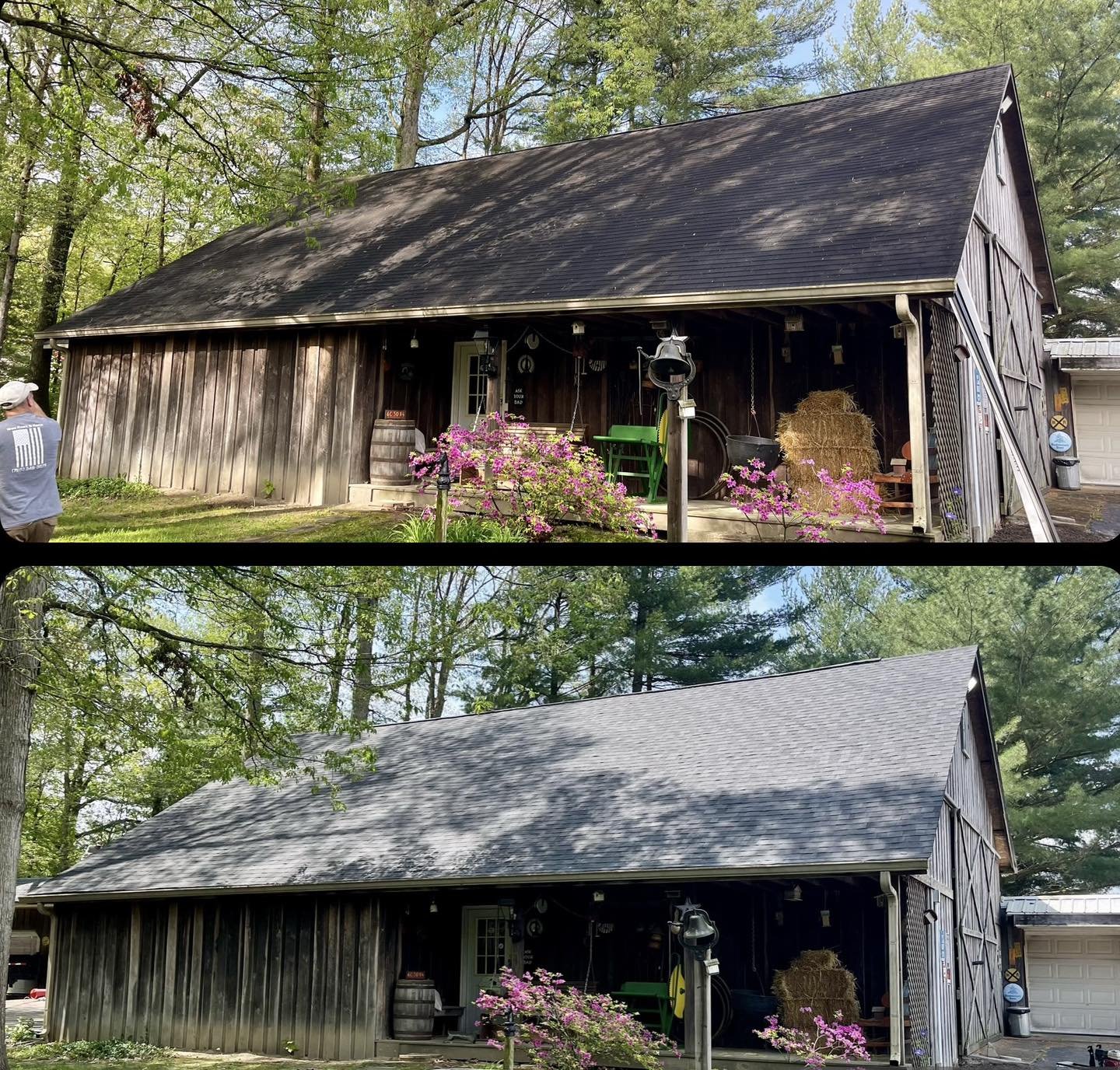 Last week we were busy doing estimates and watching it rain&hellip; Beautiful weather today allowed us to knock out these two buildings! Call us for your free estimate!  #NewRoof #PayLessWithWes