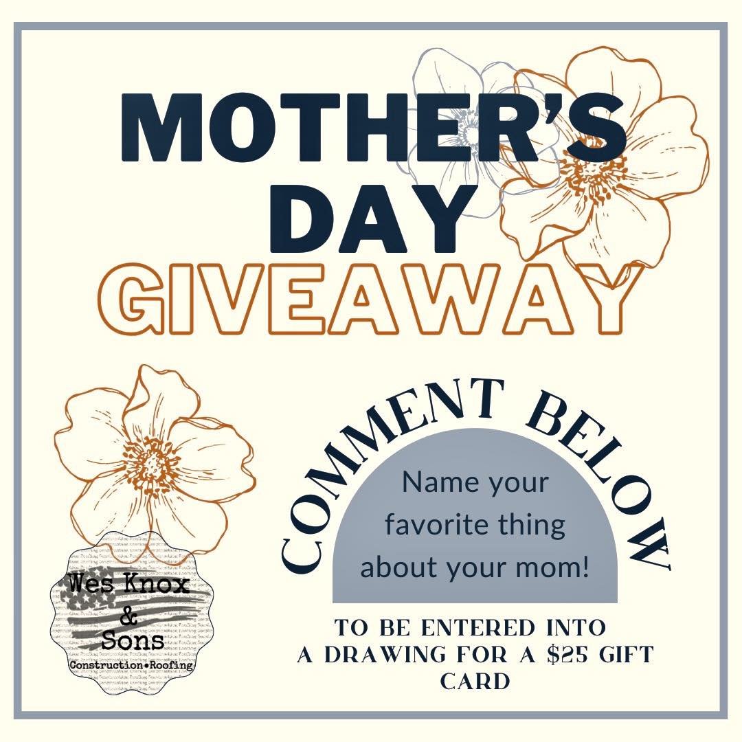 Mother&rsquo;s Day is just around the corner and we LOVE our moms! Comment one of your favorite things about your mom to be entered into our gift card drawing.