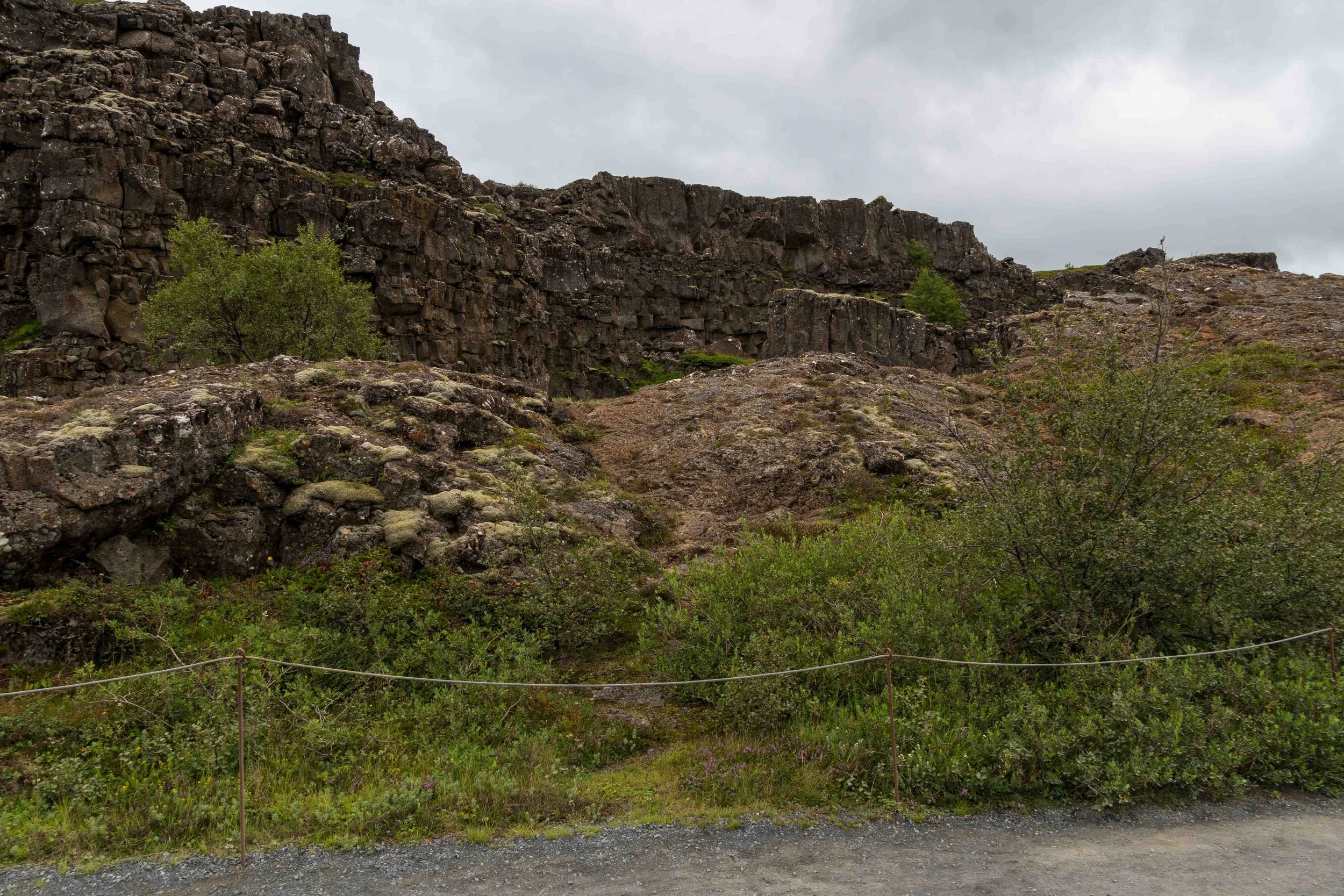 Ancient lava flows