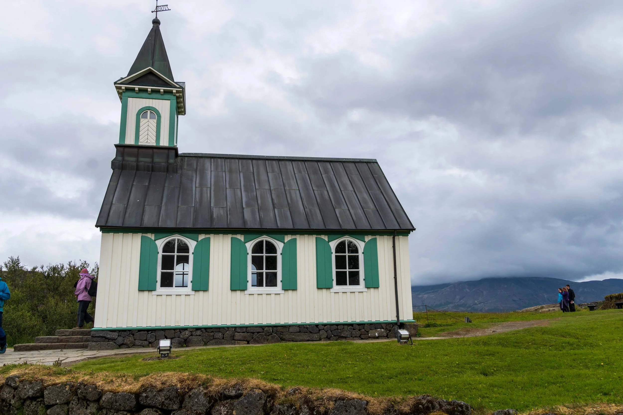 Þingvallakirkja, an historic Lutheran church from 1859.