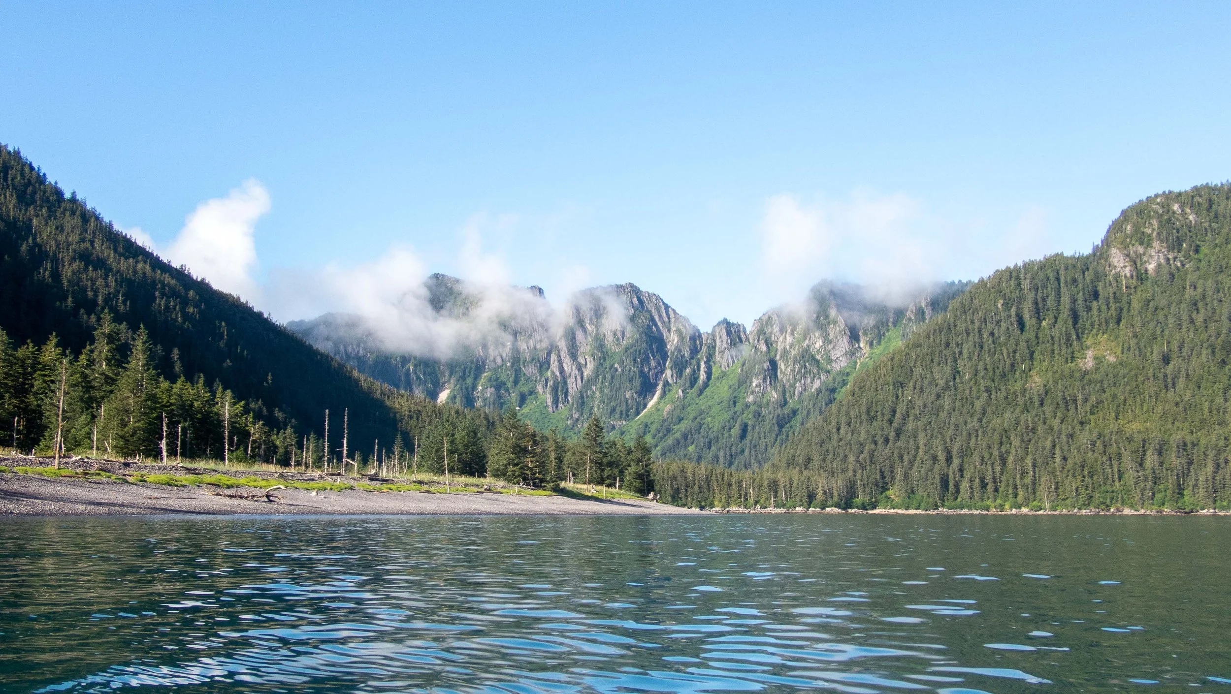 Departing beautiful Verdant Cove