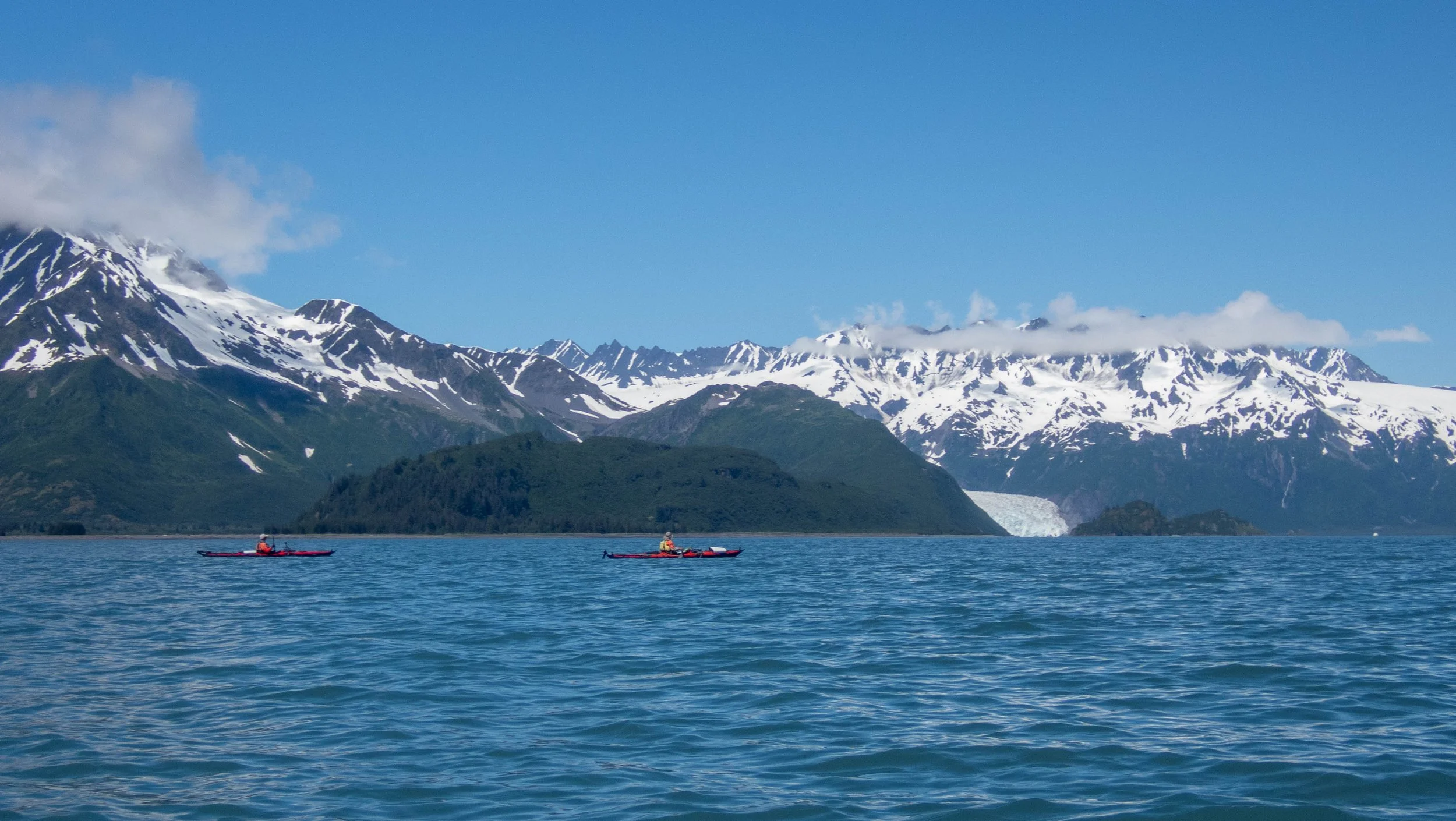 Approaching Holgate Glacier