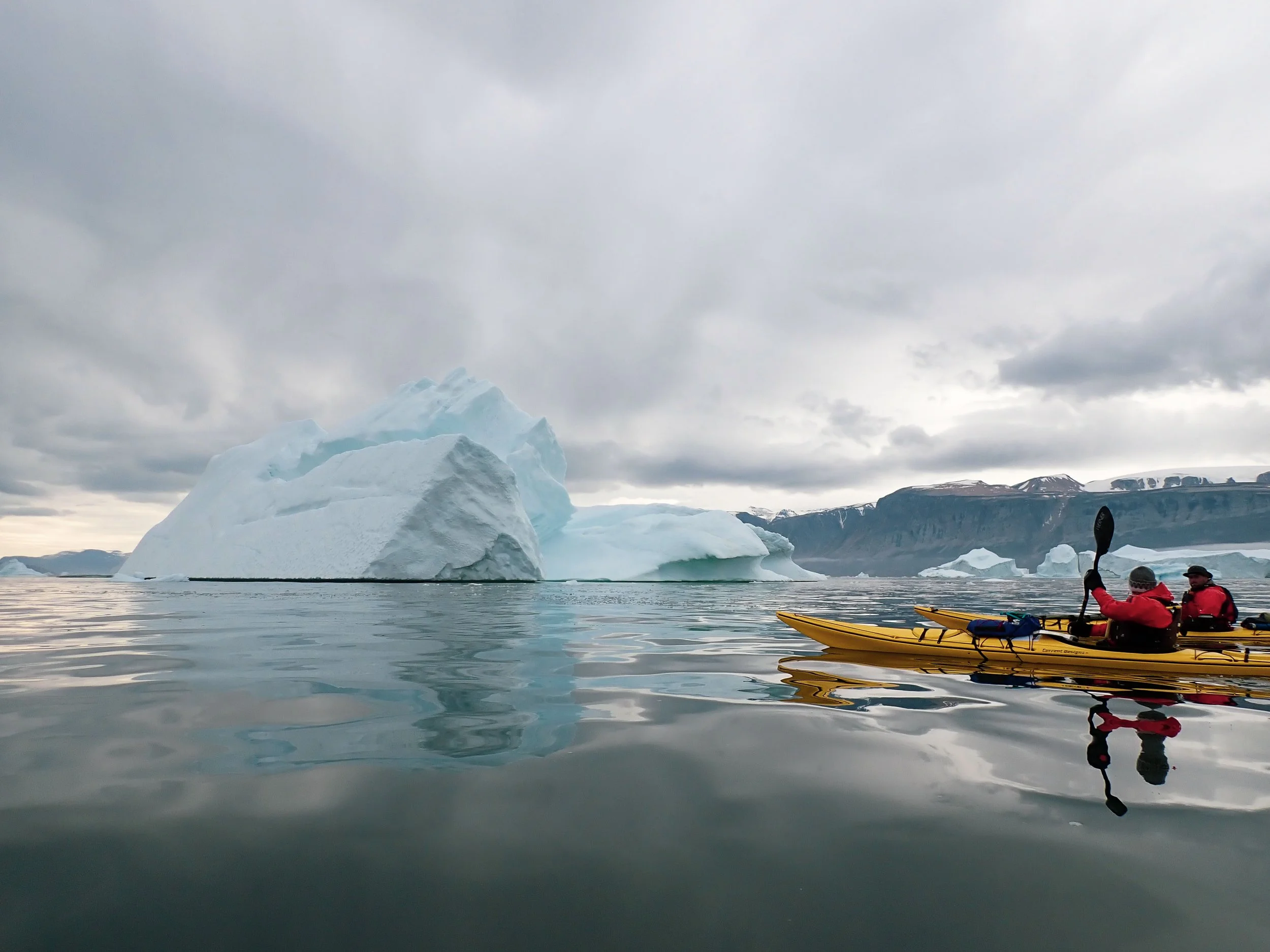 The magnitude of the cliffs and icebergs was stunning.