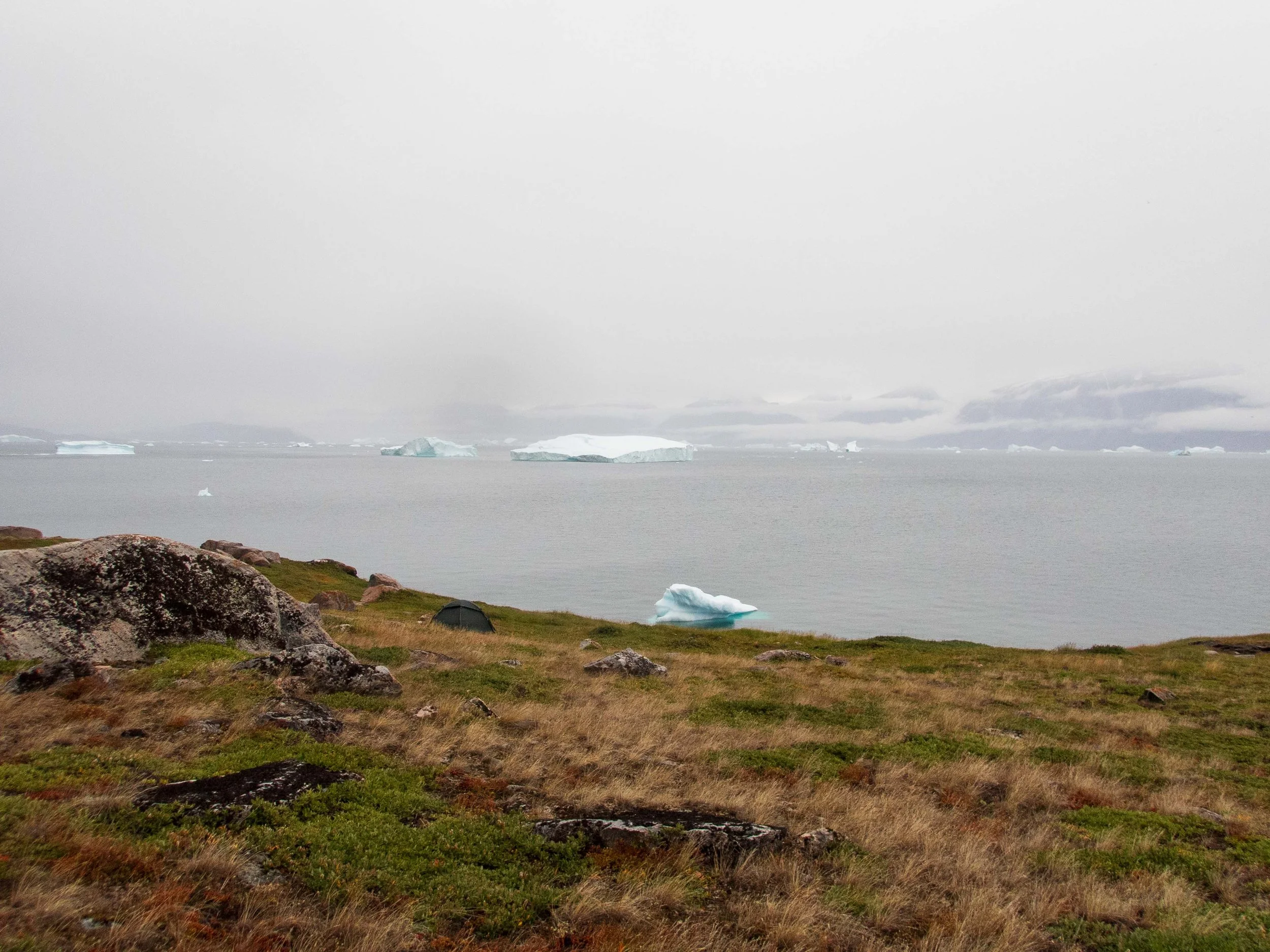 South aspect view from my tent on Storoen