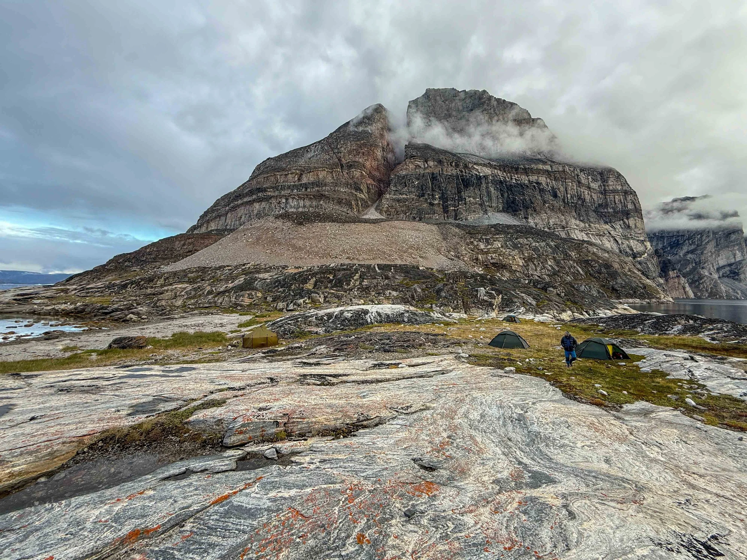 The campsite on Amamakavsak Peninsula - Photo by Carl Parris