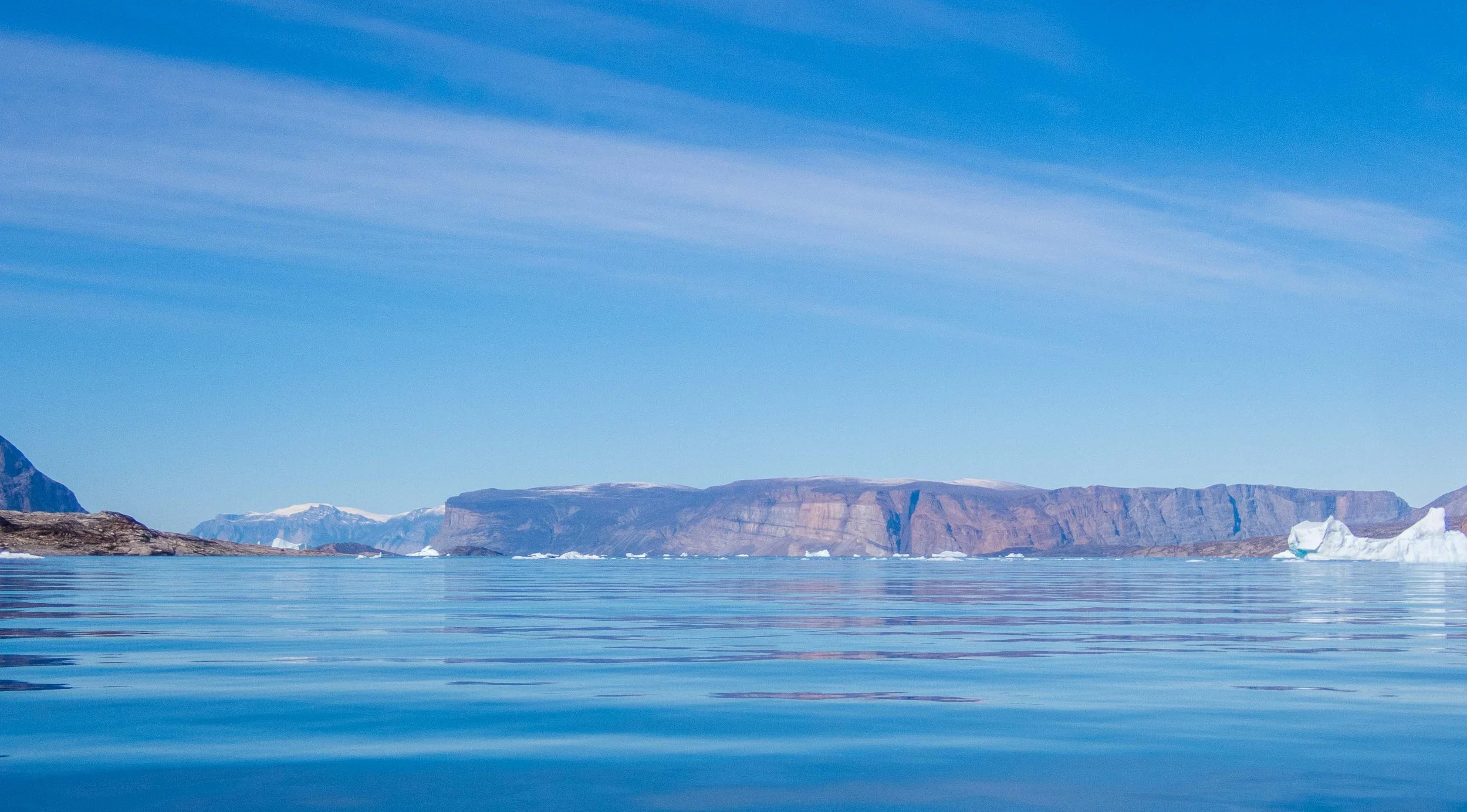 Glassy water, a bit rougher on the return trip.