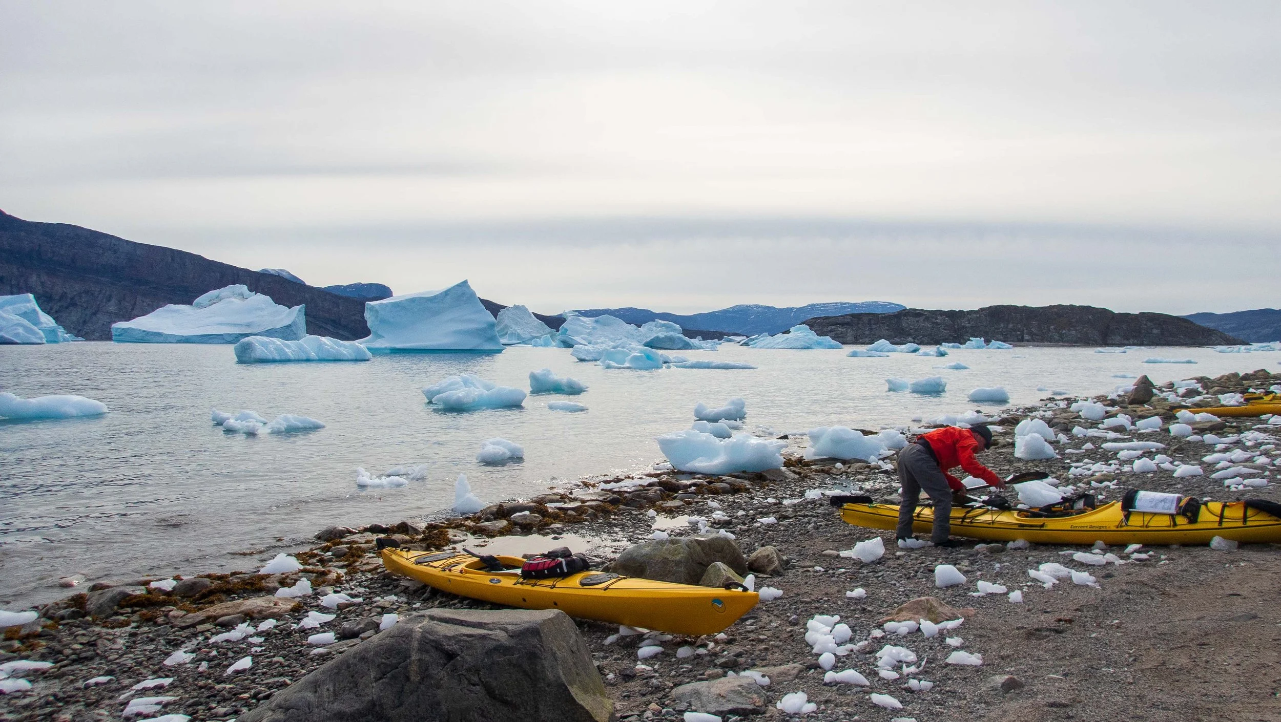The ice was definitely closing in as we prepared to launch.