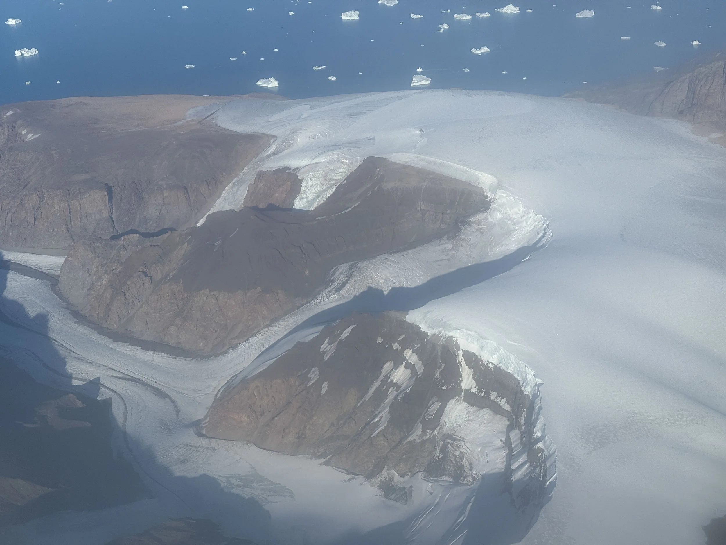 A last view from the plane window
