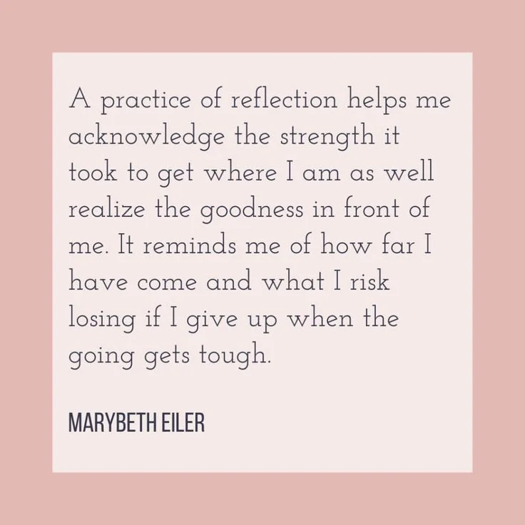 The Power of Monthly Reflections