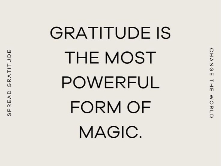 Gratitude Exercise