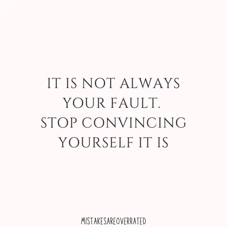 Things To Stop Doing To Start Healing