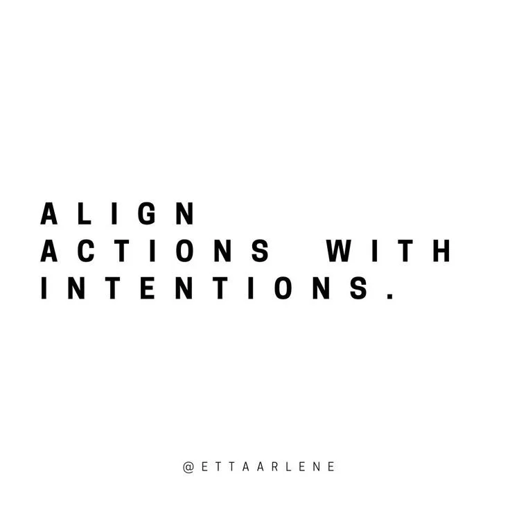 Intentions for May 