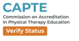 CAPTE, Commission on Accreditation in Physical Therapy Education, Verify Status button