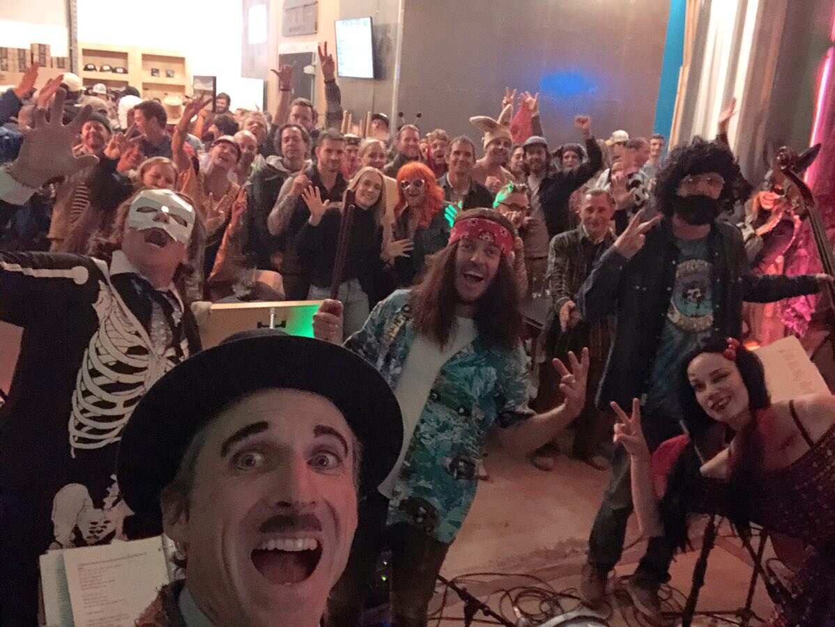 Well that was a freakin&rsquo; blast! Thanks to all who came out on a rather chilly Friday evening for our Spooooooky Saw Halloween Bash! And an extra big thanks to @mountainheartbrewing for having us!