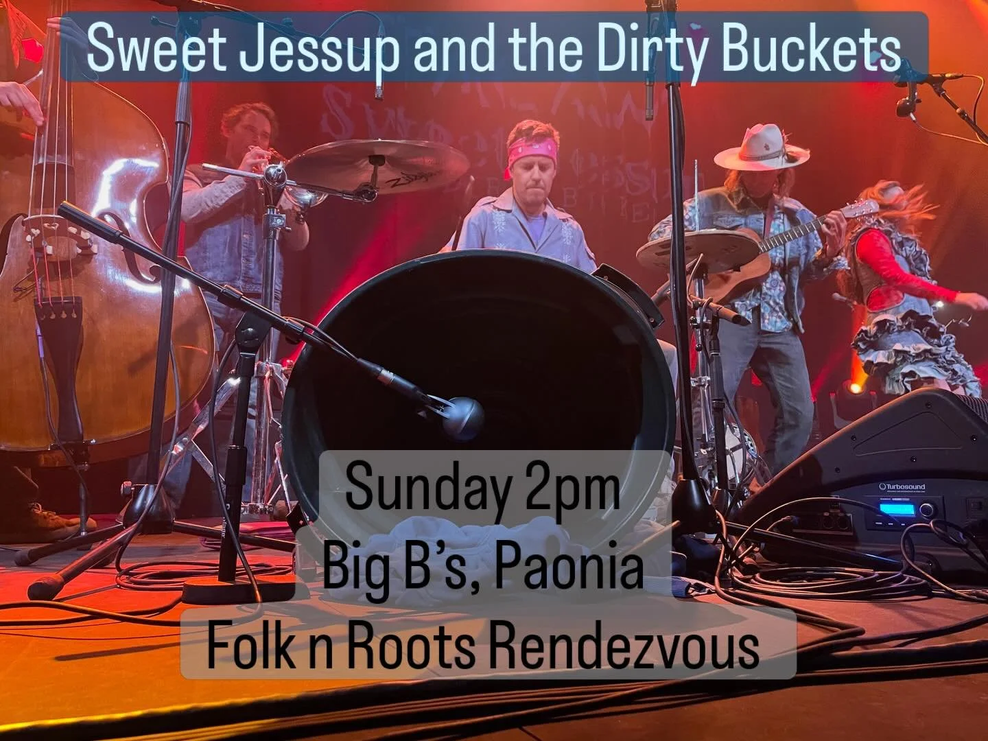 Can&rsquo;t wait to play over in Paonia on Sunday! Come out the whole weekend&mdash;there&rsquo;s gonna be great music from Friday through Sunday! @visitbigbs