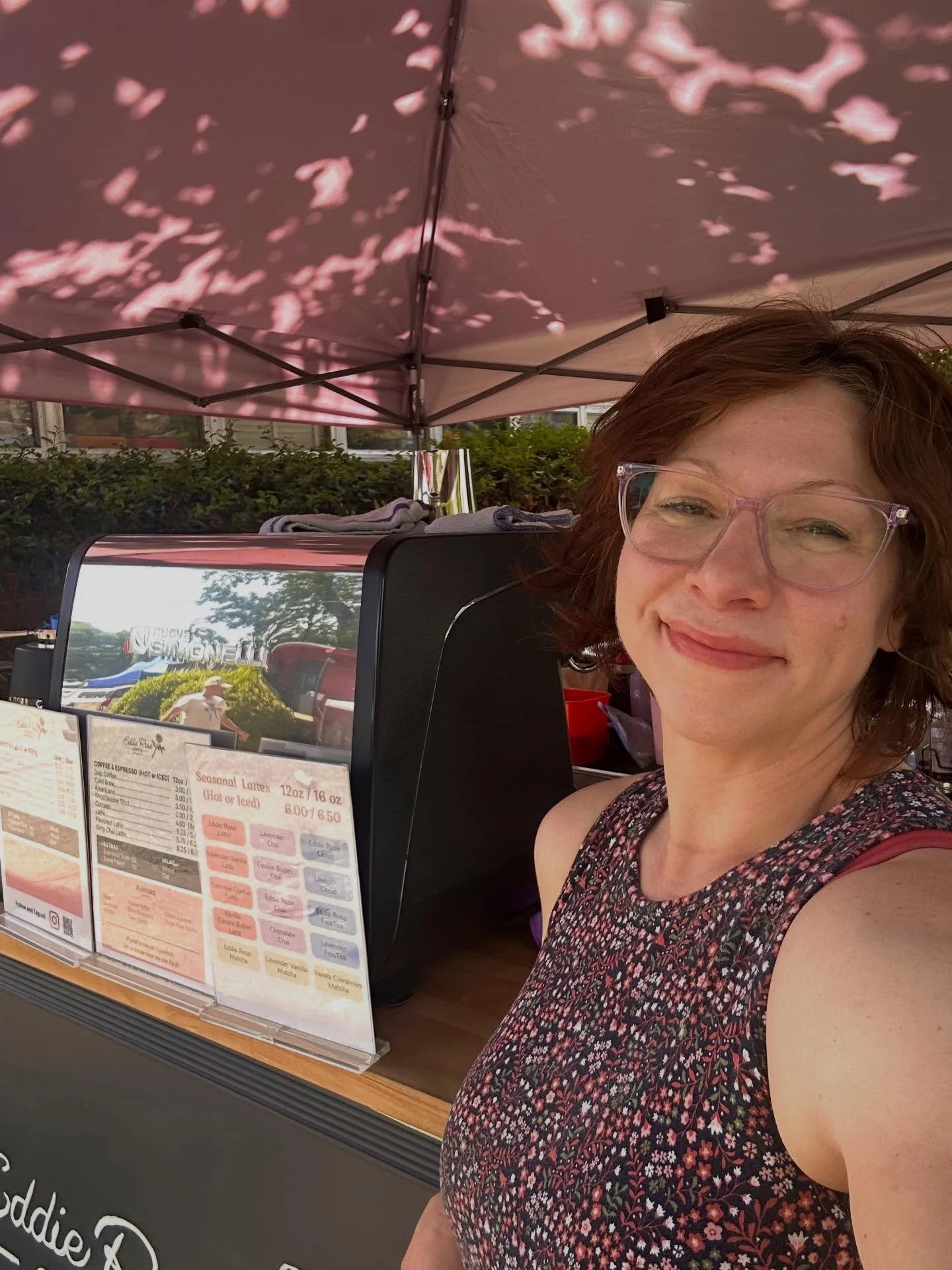 For our first event today, I got to sell my delicious drinks at LHJ Elementary for the Richmond Book Festival, watching my girl and her friends run around in the sunshine, safe and happy. I was present and so grateful. @sampoulin.art DJed, my son pop