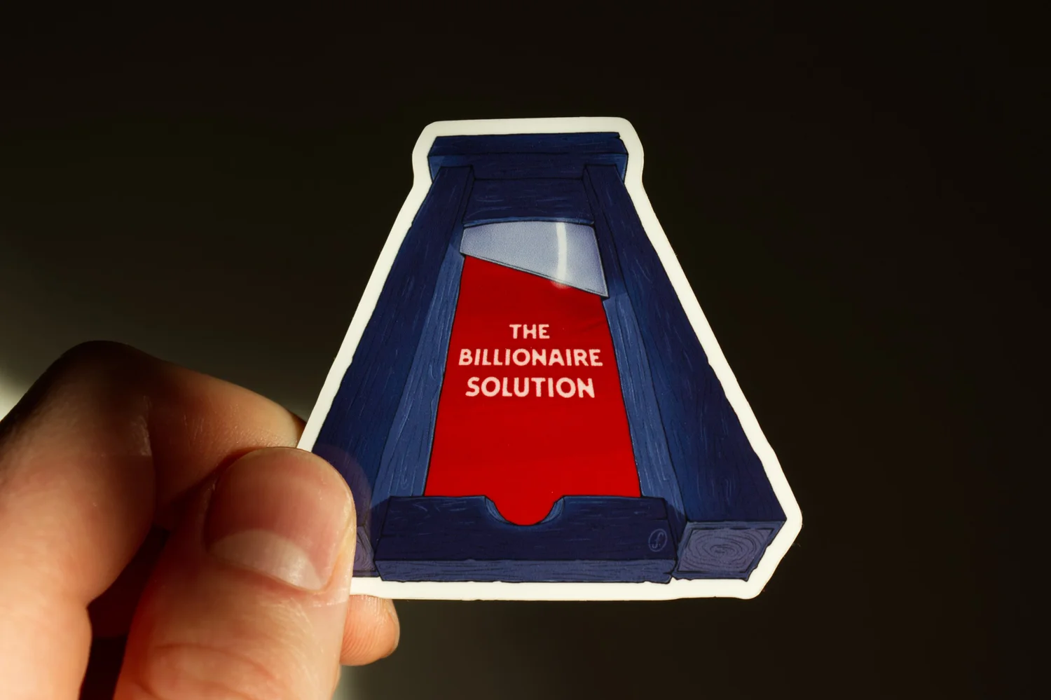 The Billionaire Solution 3" Vinyl Sticker