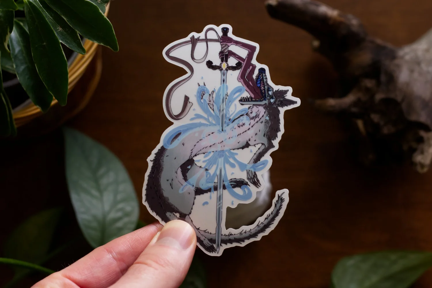 Nature of Betrayal 4" Transparent Vinyl Sticker