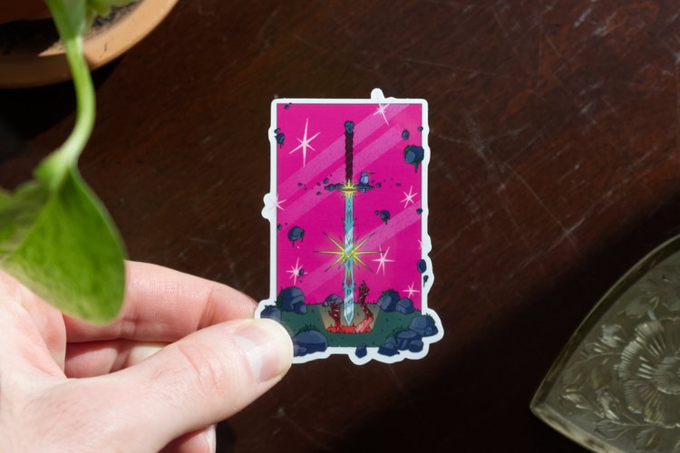 Stars on Earth 3" Vinyl Sticker