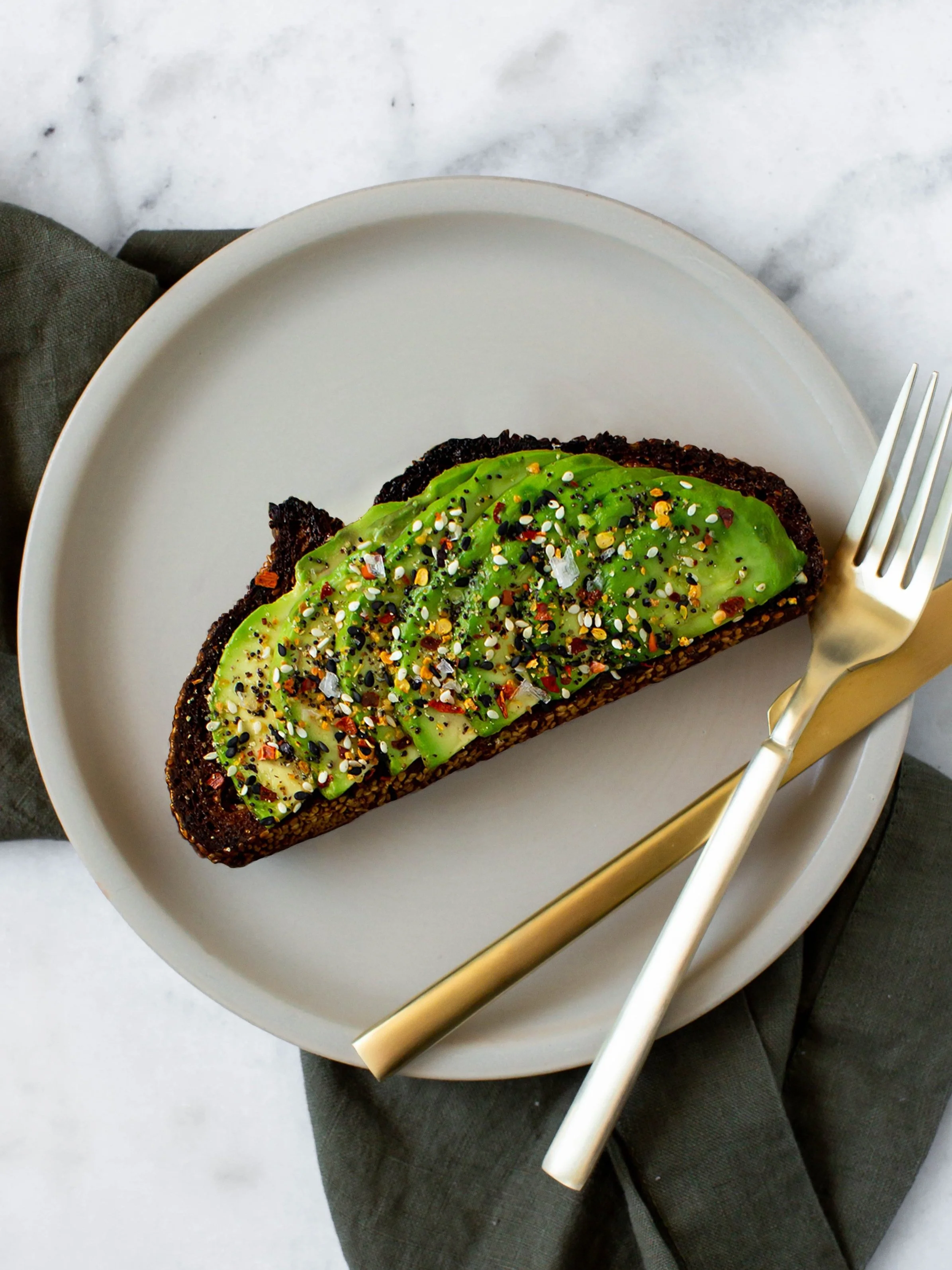 Avocado Toast with Shichimi Togarashi