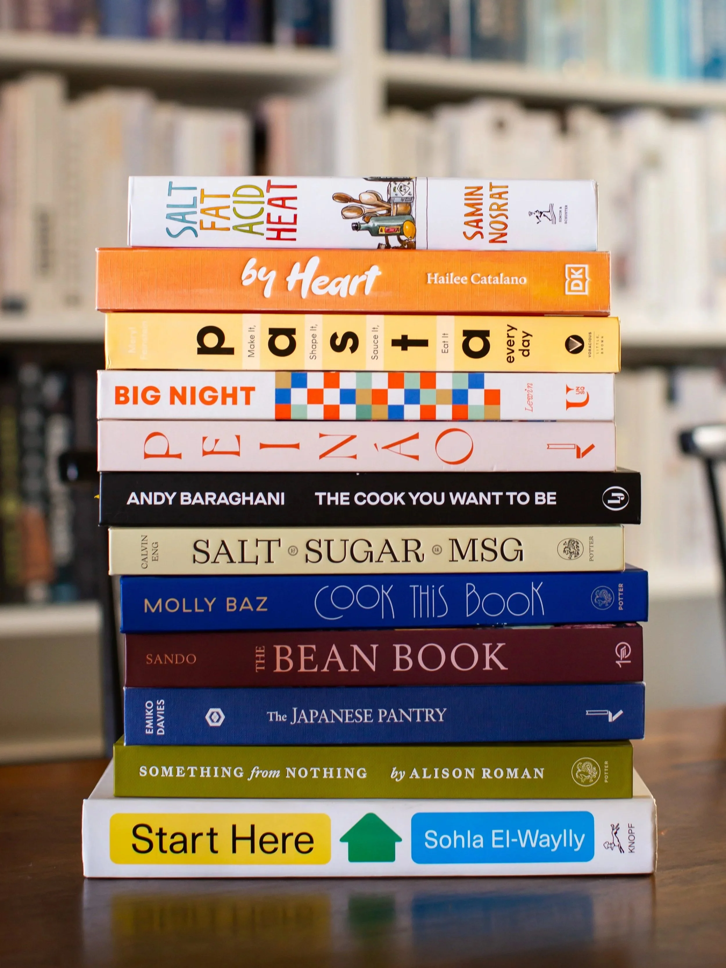 Cookbook Stack | Cate Furtado's Tried & True Cookbooks