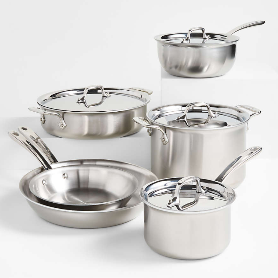 All-Clad Stainless Steel Pans | Crate & Barrel
