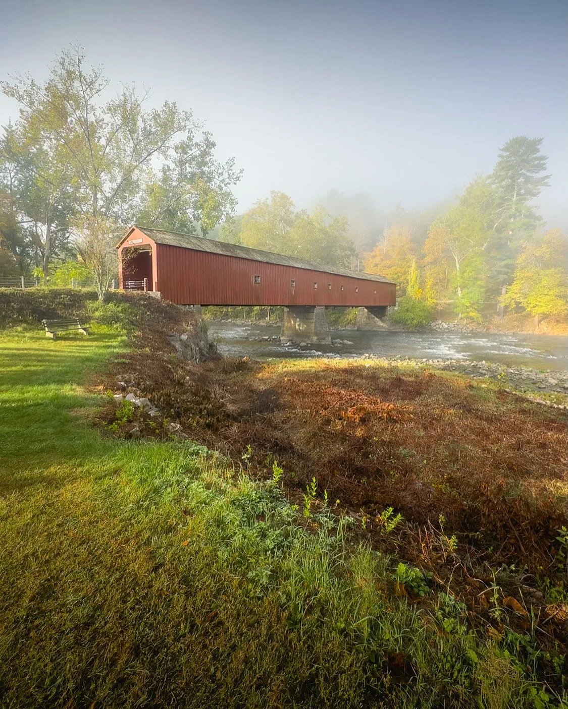 A beautiful morning in West Cornwall. The fog blanketed the autumn color as the first of the light broke over the treeline. This image was shot in RAW on my iPhone as I walked the dogs. I’m still amazed by the power of phones when they are the