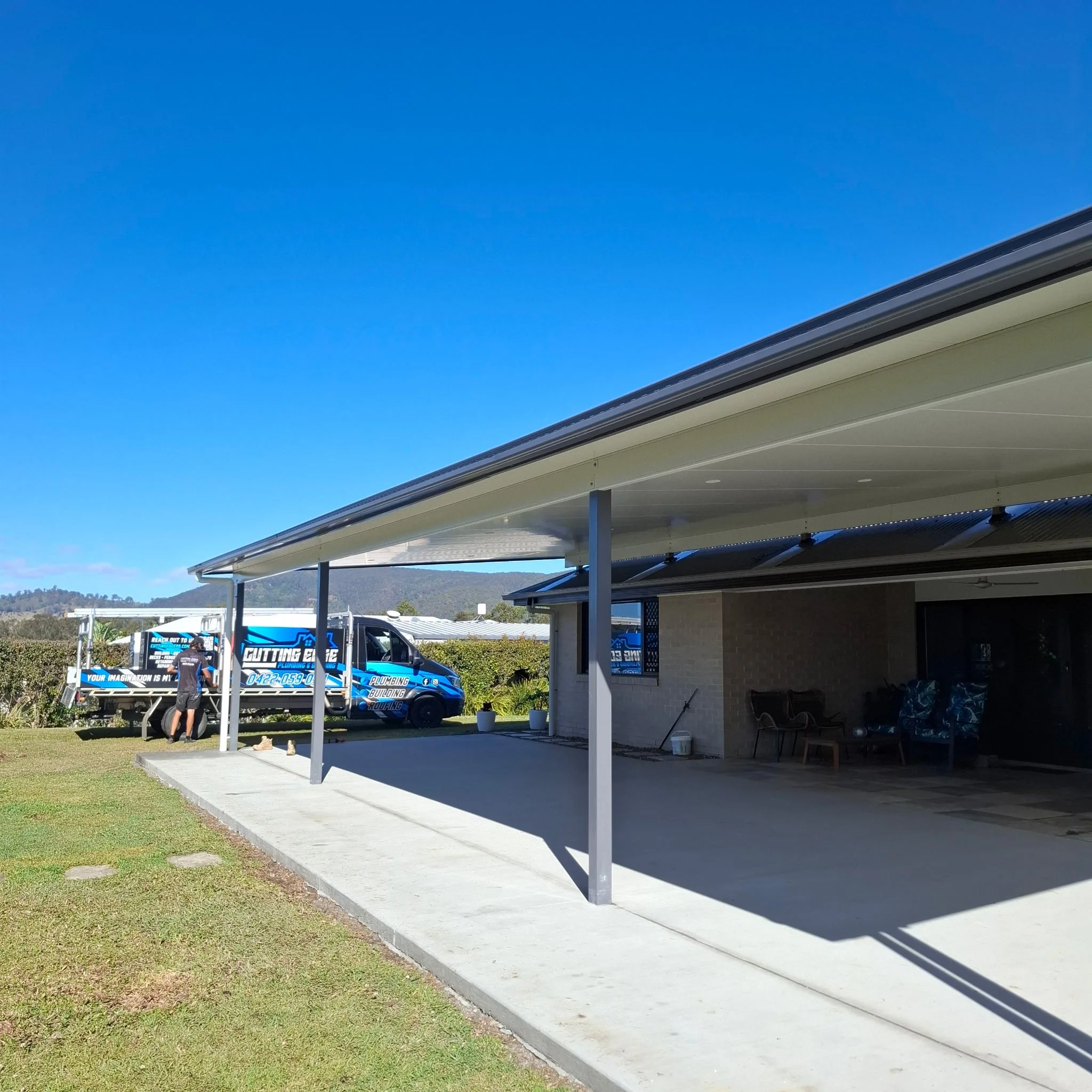 Flyover roof in Woodford QLD