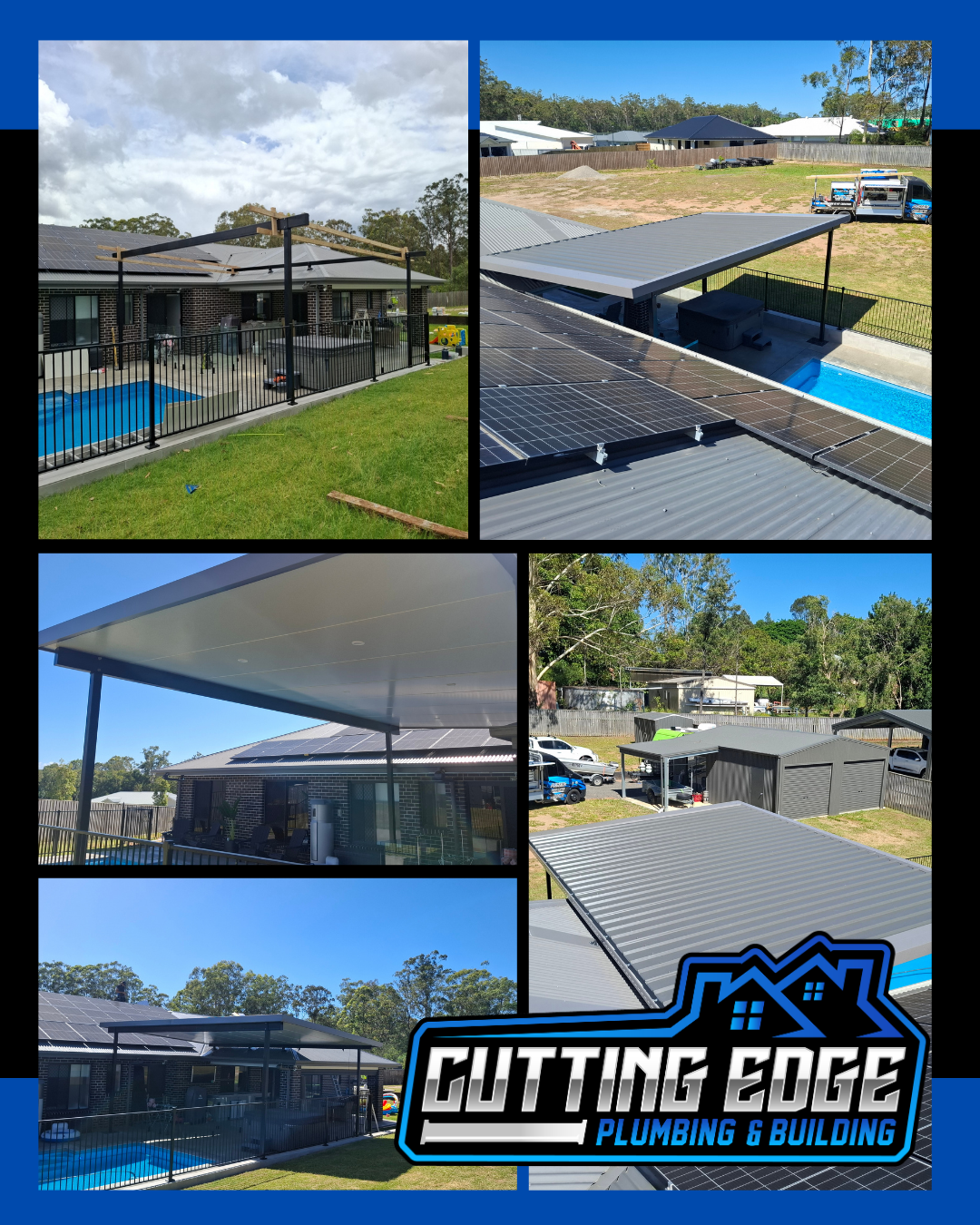 Insulated flyover roof over pool
