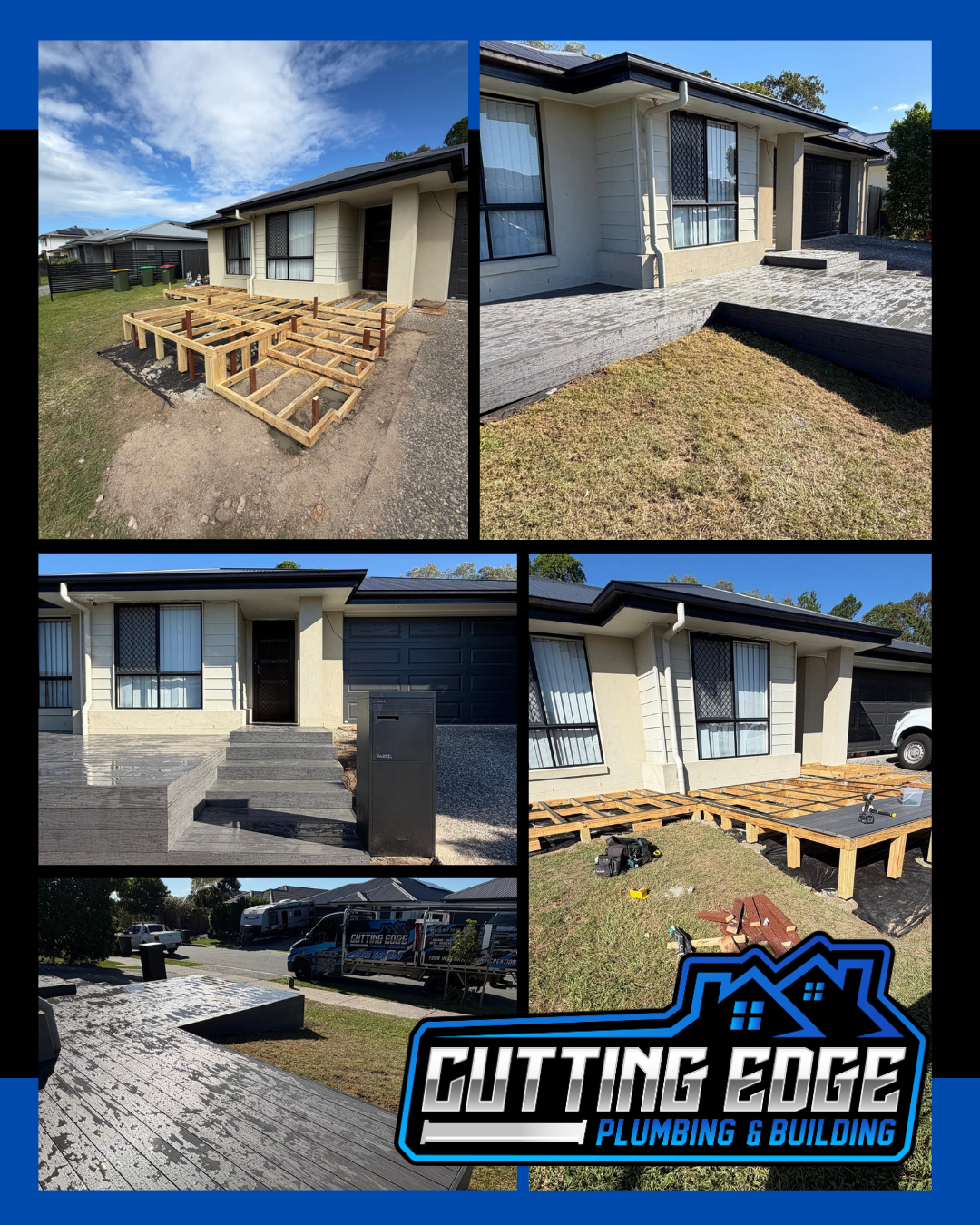 eko deck front deck with stairs