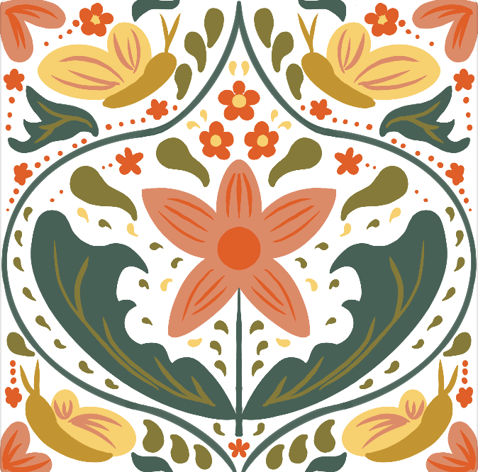 Unfold Tile Repeat Pattern UT24A63
