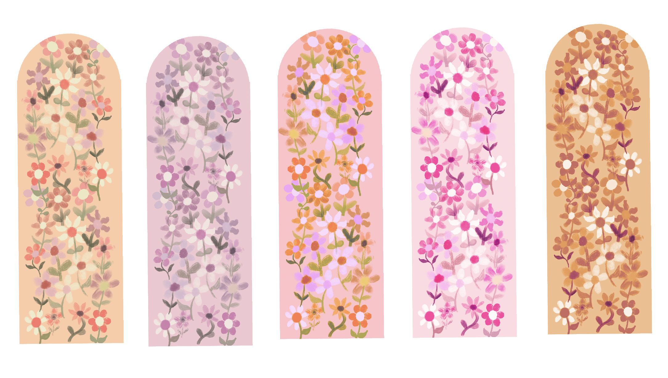 Fun Flowers Book Marks