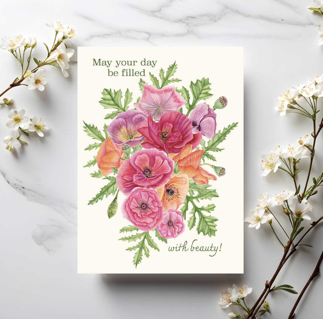 Poppy bouquet