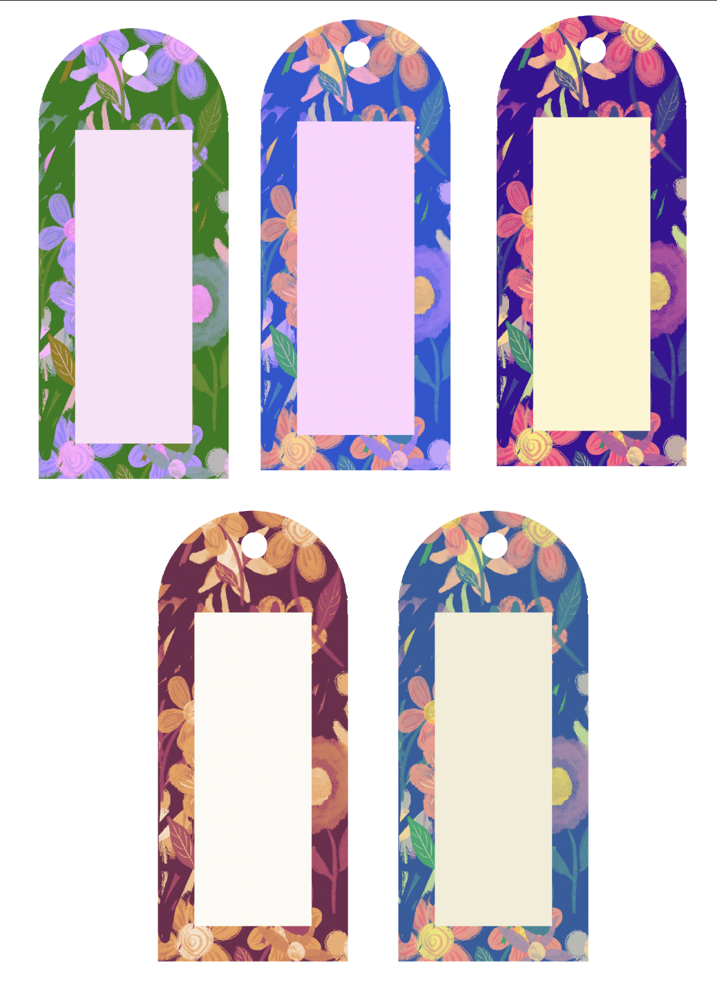 Fun Flowers Gift Tags