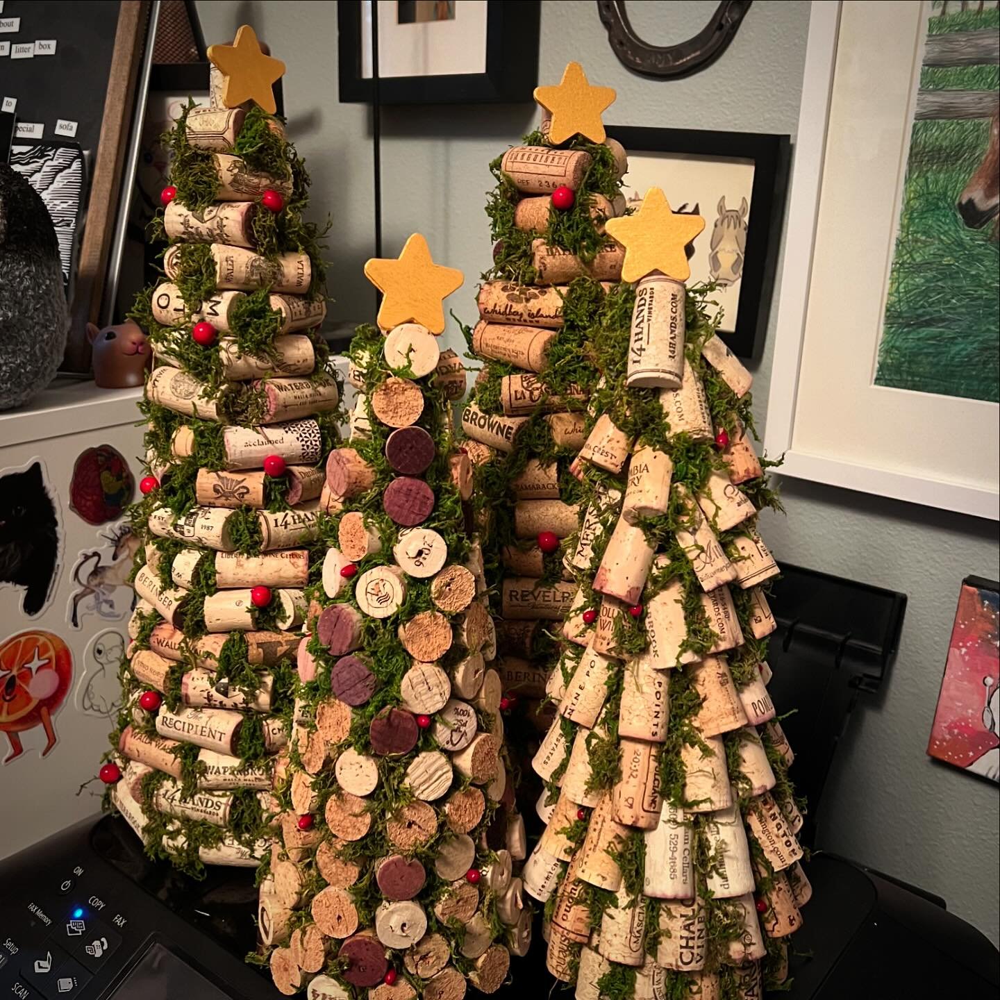 It was time to really put a significant dent in my cork collection. I really love how these came out!
#jinglebellboutique