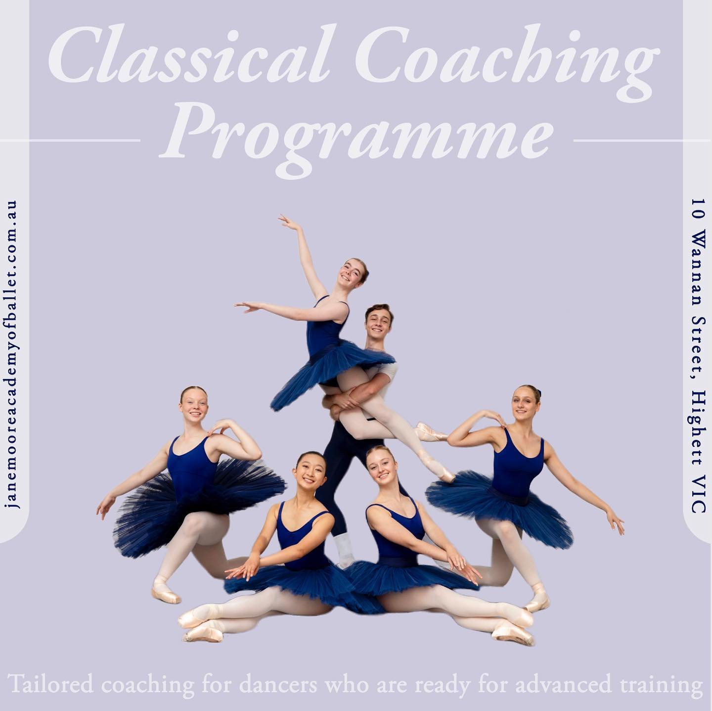 External Students Welcome!

Our Classical Coaching Programme Students have been accepted into the following schools directly from their training at Jane Moore:
&bull; The Royal Ballet School, London
&bull; Paris Opera Ballet School
&bull; John Cranko