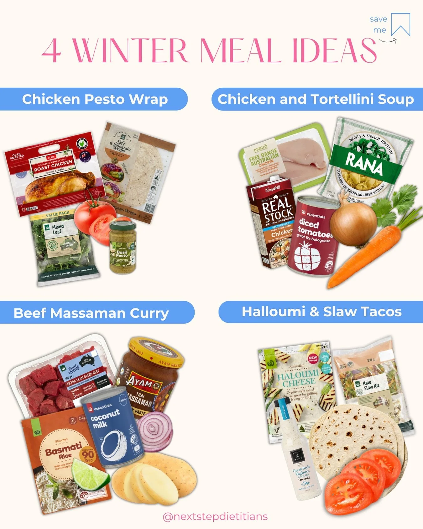 Our current favourite lazy girl meals that we&rsquo;ve been loving recently!! 

What has been your go-to meal this winter? 

💙Pip and Jolie