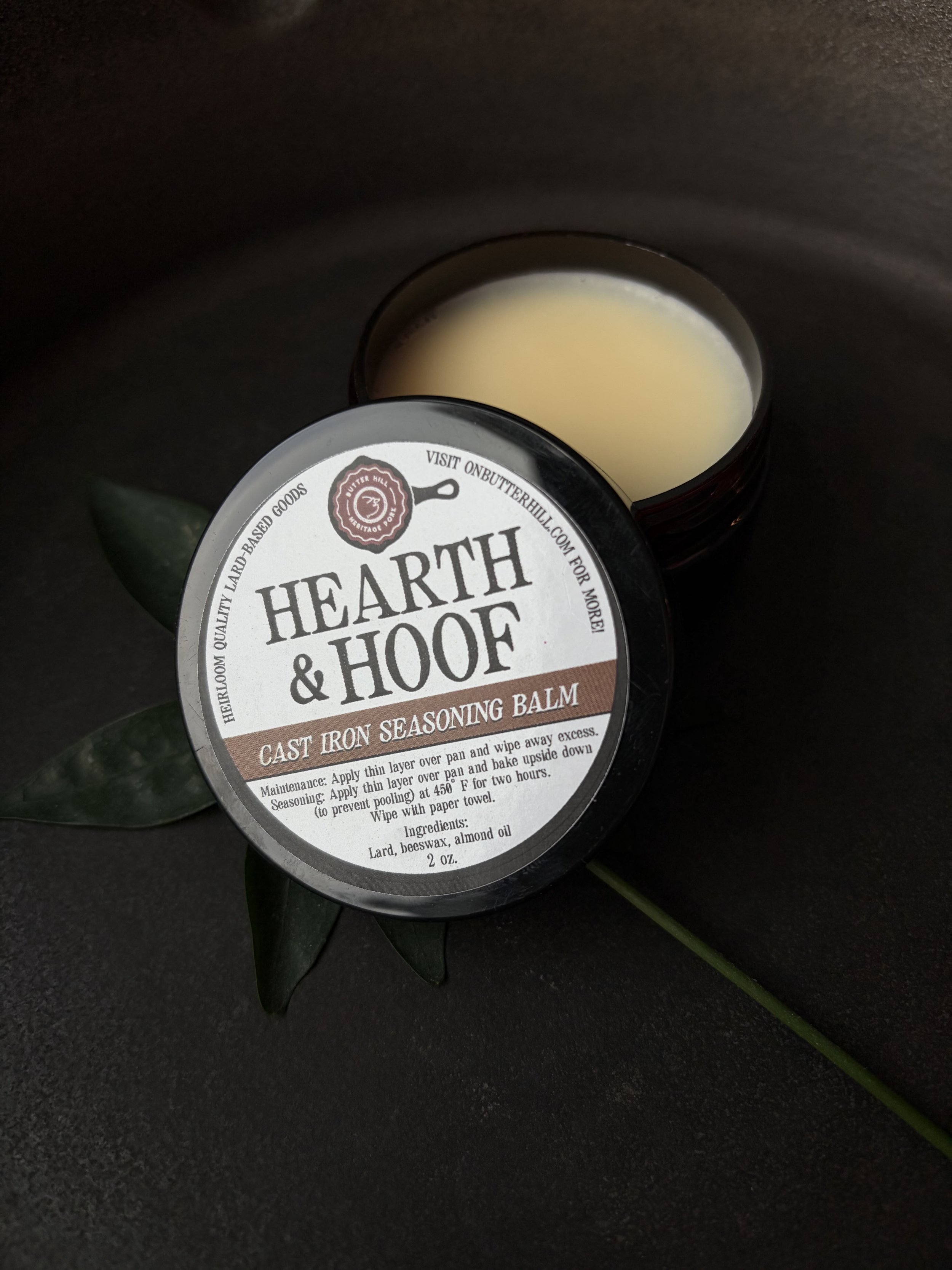 Hearth and Hoof Cast Iron Seasoning Balm