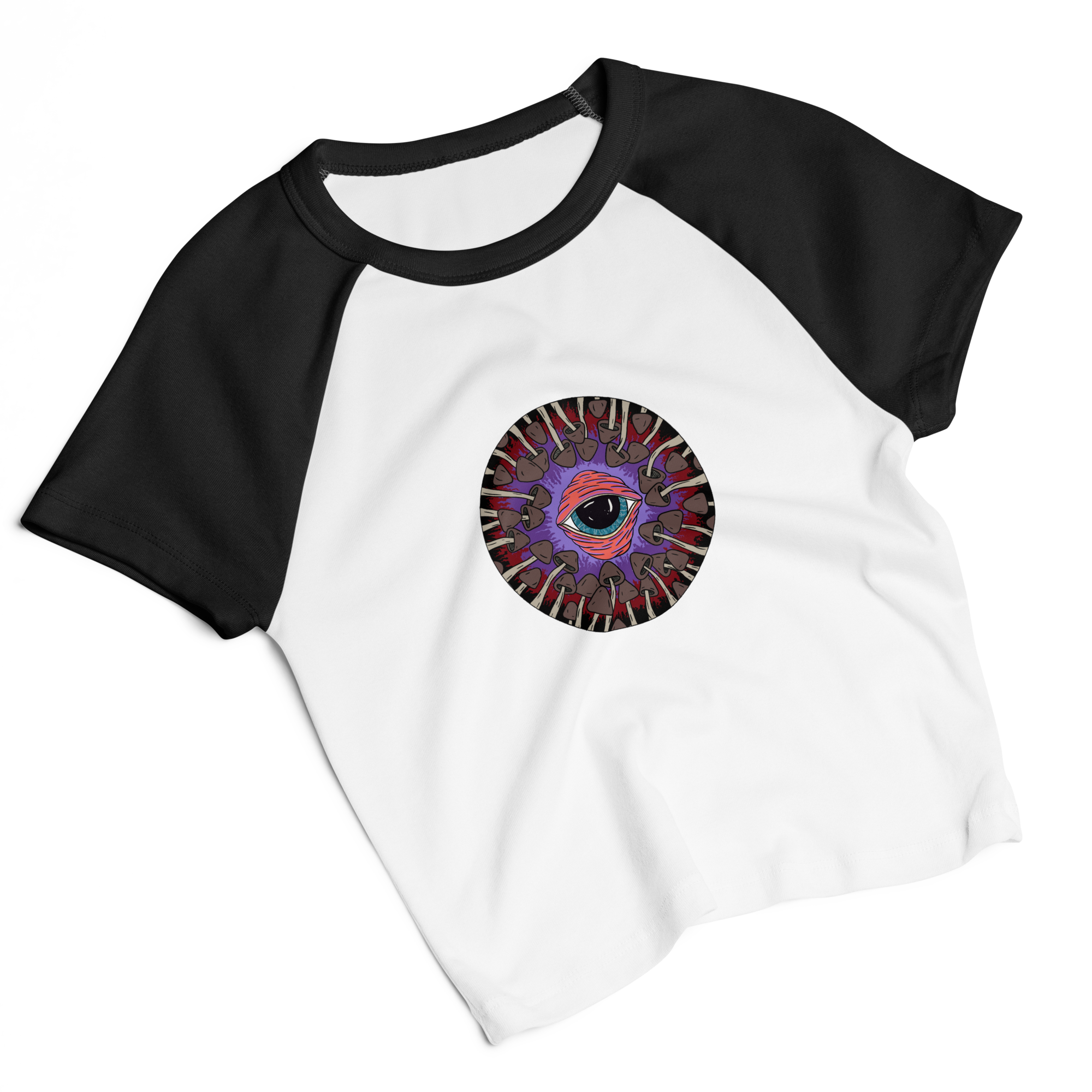 womens-micro-rib-raglan-baby-tee-white-black-front-6a177a93bbaef.png