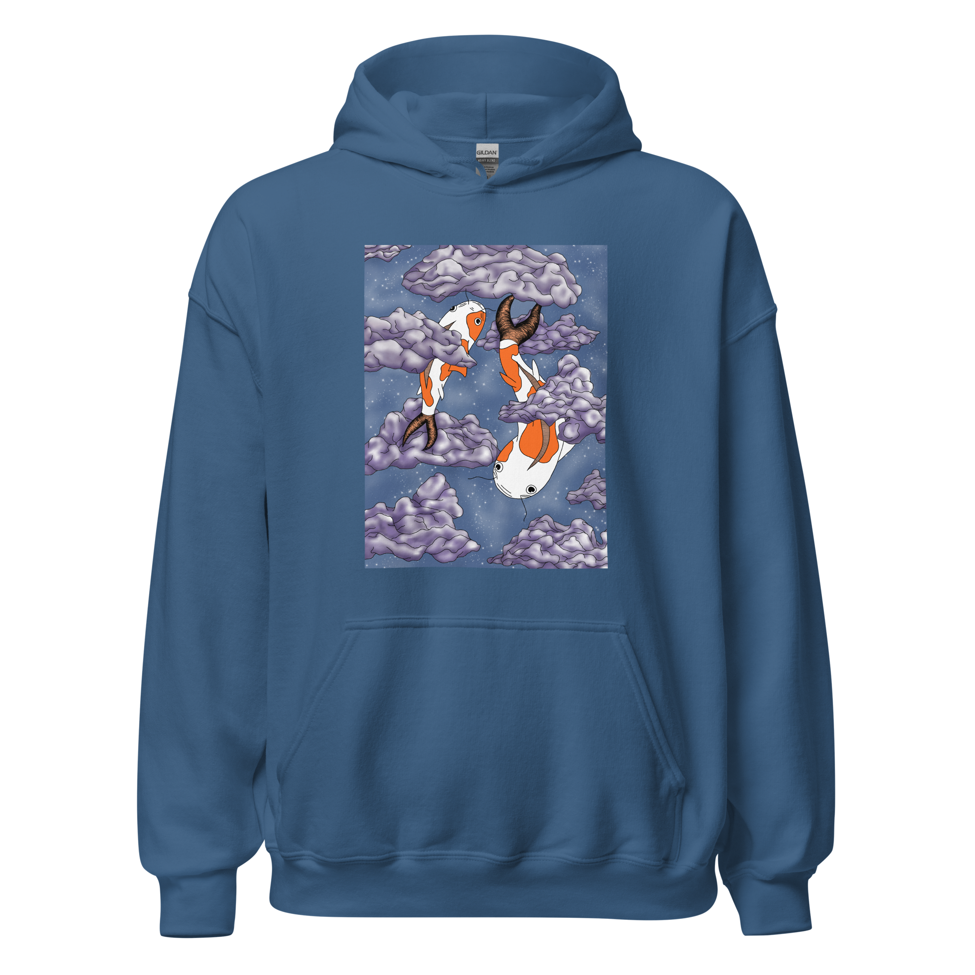 Koi in the Sky: Unisex Hoodie