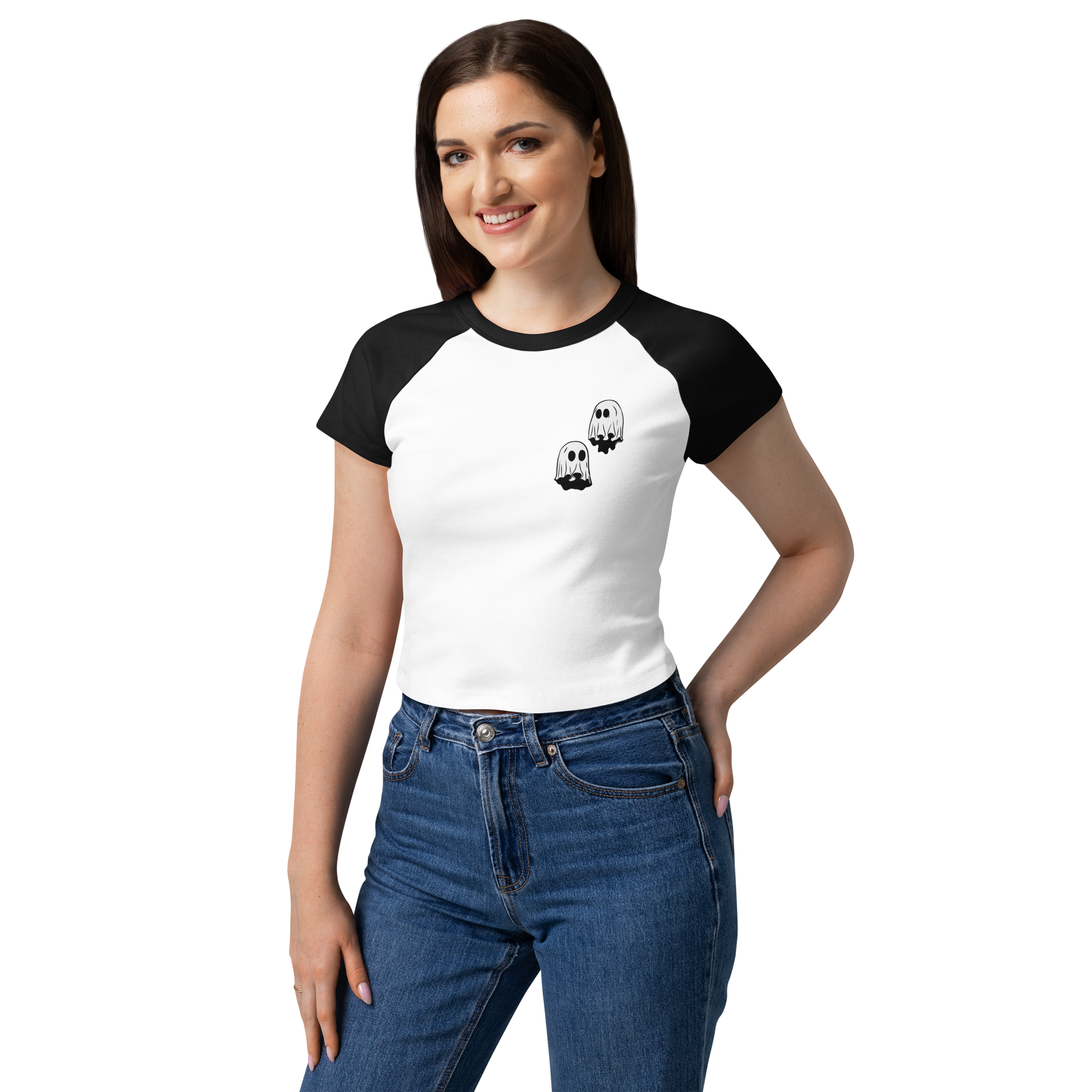 womens-micro-rib-raglan-baby-tee-white-black-front-6a1779571b939.png