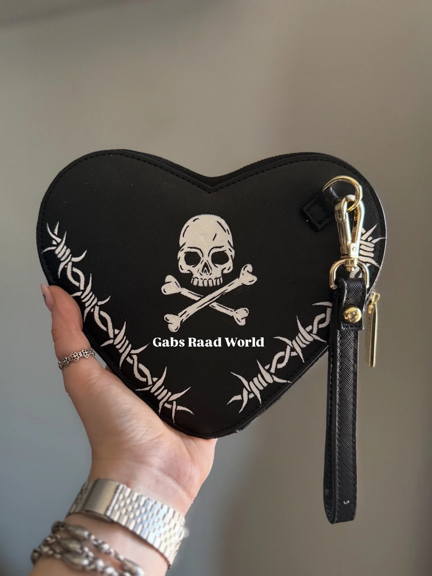 Love Love Love, Till Death Up-Cycled Purse