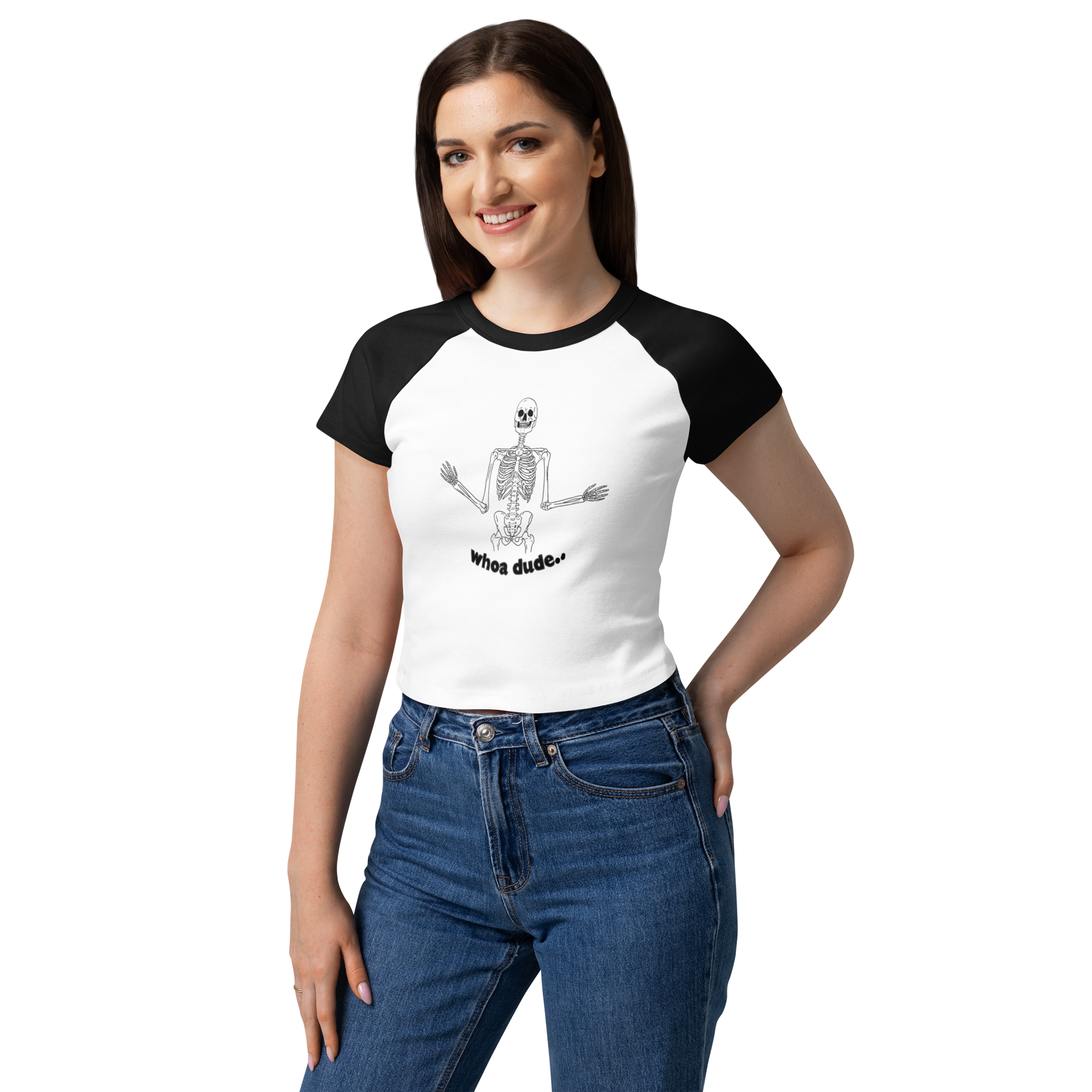womens-micro-rib-raglan-baby-tee-white-black-front-6a09110d80fd9.png