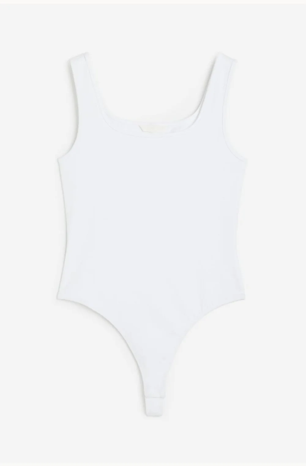 Square -neck  Thong Bodysuit 